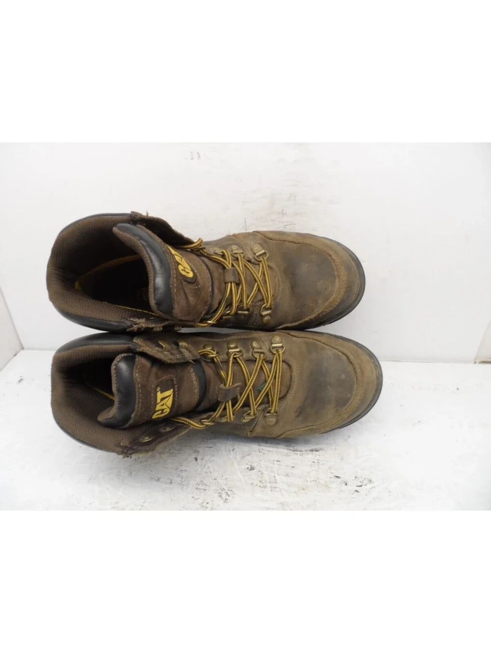 CATERPILLAR Men's Outline Steel Toe Steel Plate Leather Boot P720996 Brown 8.5W